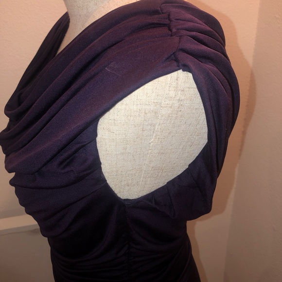 Barney's COOP, Spun Silk, Purple Dress. Size Small, mint condition. BEST! - Picture 5 of 6
